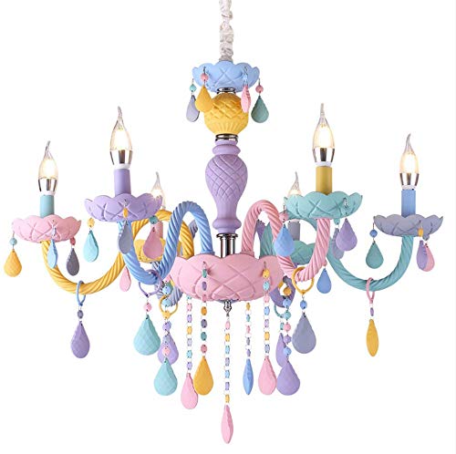 HUAQIMEI Crystal Chandeliers Ceiling Lights Modern Colorful Children Bedroom Lamp Led Ceiling Lights for Bedroom Living Room steampunk buy now online
