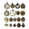 18 Pcs/set Clock Pendant Charms, Multicolored Mixed Antique Bronze Watch Gear Cog Wheel Charms Steampunk Clock Pendant DIY Jewelry Making Accessories steampunk buy now online