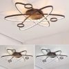 GH-YS Ceiling Light Dimmable LED Acrylic Pendant Lamp Chandelier Lighting For Living Flush Mount Fixture Home Room Bedroom 70W,Brown,A steampunk buy now online
