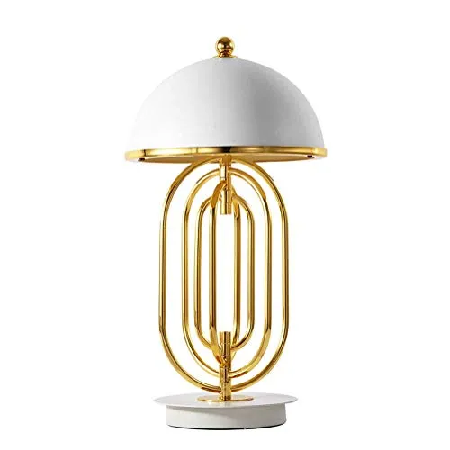 Desk Lamp E14 Light Rotatable Lamp Body Baking Paint Plating Wrought Iron Gold Table Lamp with Button Switch for Study Office Modern Simple Living Room Decoration Bedroom Reading Lamp steampunk buy now online