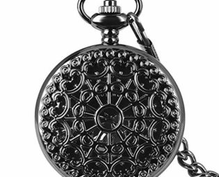 DFBGL Pocket Watch Vintage Pocket Watch Hand-winding Mechanical Movement Watches Silver/Black/Gold Pendant with 30CM Chain Steampunk steampunk buy now online