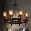 ZHENYUE Chandeliers ® Vintage Industrial Pendant Ceiling Light Steampunk Retro LOFT Creative Metal Water Pipe Chandelier 6 Lights Living Room Bedroom Bar Cafe Restaurant Decoration Lighting Chandelier steampunk buy now online