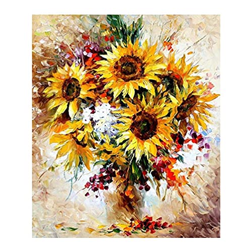 Sunflowers Digital Oil Painting by Numbers Canvas Wall Picture DIY Hand Painted 翻译结果 steampunk buy now online