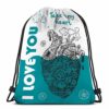 Light Ing Sports Fitness Bag Drawstring Backpack Steampunk Mechanical Heart Style Us Print Smart Phone Poster Web Happy Valentine S steampunk buy now online