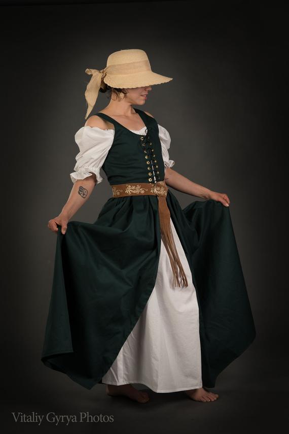 Amoret Medieval & Renaissance Irish Dress by OpulentDesignsStore steampunk buy now online