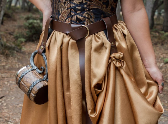 Renaissance Belt | Medieval Belt | Viking Belt for Renaissance Faire Costumes | LARP Belt | Cosplay Belt | Vegan Leather by FrenchMeadows steampunk buy now online