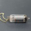 Steampunk Jewelry Necklace- Upcycled Brass Industrial Vacuum Tube Necklace, Steampunk Necklace, Radio Tube Necklace, Science Geek Gift by Tanith steampunk buy now online