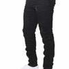 New ENZO Mens Stretch Skinny Fit Biker Blue Denim Jeans 38 W X 32R Black steampunk buy now online
