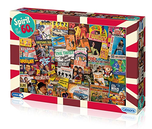 Spirit of the 60s 1000 Piece Jigsaw Puzzle | Sustainable Puzzle for Adults | Premium 100% Recycled Board | Great Gift for Adults | Gibsons Games steampunk buy now online