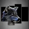 Grey Wolf Wall Art Painting Pictures Print On Canvas Animal The Picture For Home Modern Decoration steampunk buy now online