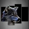 Grey Wolf Wall Art Painting Pictures Print On Canvas Animal The Picture For Home Modern Decoration steampunk buy now online