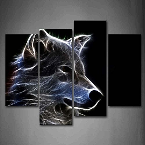Grey Wolf Wall Art Painting Pictures Print On Canvas Animal The Picture For Home Modern Decoration steampunk buy now online