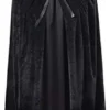 VIROSA Unisex Value Black Vevet Style Hooded Cape Adult/Kids Fancy Dress Costume, Unixsex, Halloween, Fancy Dress steampunk buy now online