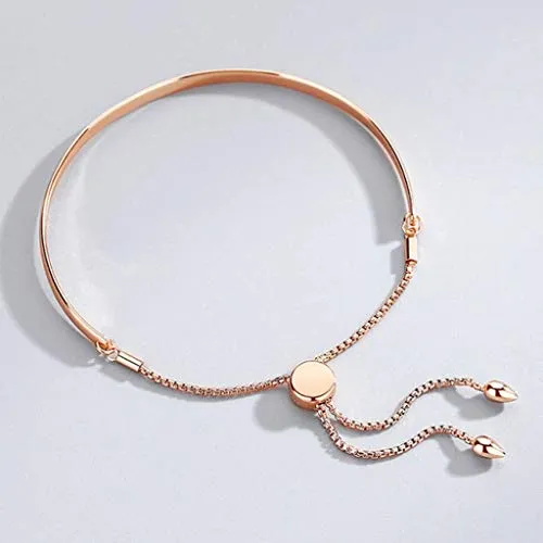 GPWDSN Bracelet Sterling Silver Bracelet Niche Design Fashion Personality Rose Gold Bracelet Female Girlfriends Jewelry Net Red Birthday Gift Fashion Personality Simplicity women steampunk buy now online