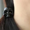 Cool Black SKULL Hair Tie | Goth Gothic Halloween | Darth Vader by onceuponaCHO steampunk buy now online