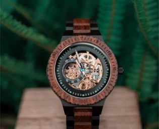 Engraved Watch | Automatic Watch | Mechanical Watch | Wood Watch | Engraved Wood Watch for Men | Steampunk Watch | Engraved Wooden Watch by WoodpeckerSpain steampunk buy now online
