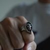 grim Reaper skull hood ring for men made of sterling silver 925 Gothic by sixga steampunk buy now online