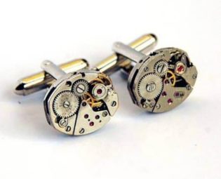 Vintage Watch Mechanism Cufflinks - Handmade Cufflink - Groomsmen - Wedding - Mens Gift - Man Gift - Made in Australia - Unique Cufflinks by lallyandme steampunk buy now online