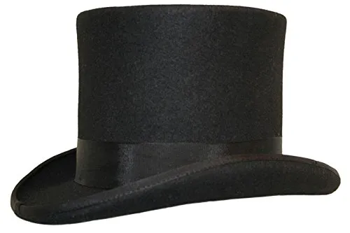 Hand Made Wool Top Hat Satin Lined Small to XXL steampunk buy now online
