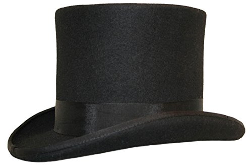 Hand Made Wool Top Hat Satin Lined Small to XXL steampunk buy now online