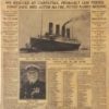 Welim Vintage Newspaper Nostalgic Poster Art Print Poster Vintage Poster Titanic Article Poster for Bar Home or Cafe Decor 2 Pcs Sets steampunk buy now online