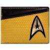 Star Trek Starship Enterprise Command Shirt Yellow Coin & Card Bi-Fold Wallet steampunk buy now online