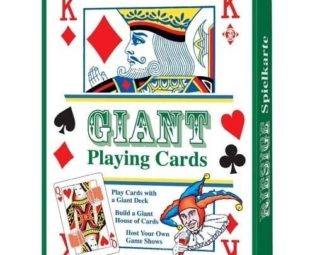 Large Giant A4 Playing Cards Party Games Gameshow steampunk buy now online