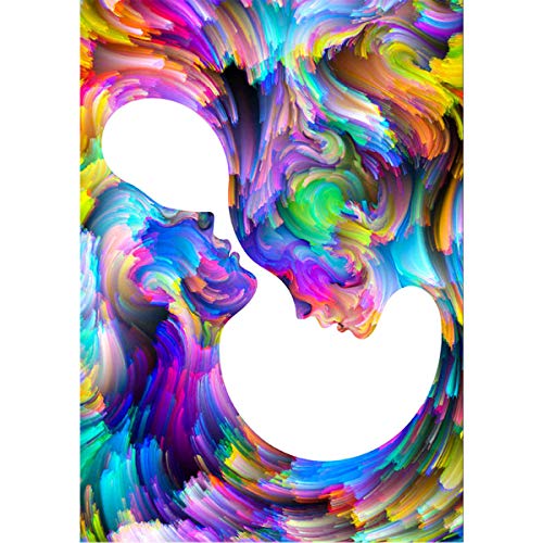 MXJSUA DIY 5D Diamond Painting Full Round Drill Kits Rhinestone Picture Art Craft for Home Wall Decor 30x40cm Love steampunk buy now online