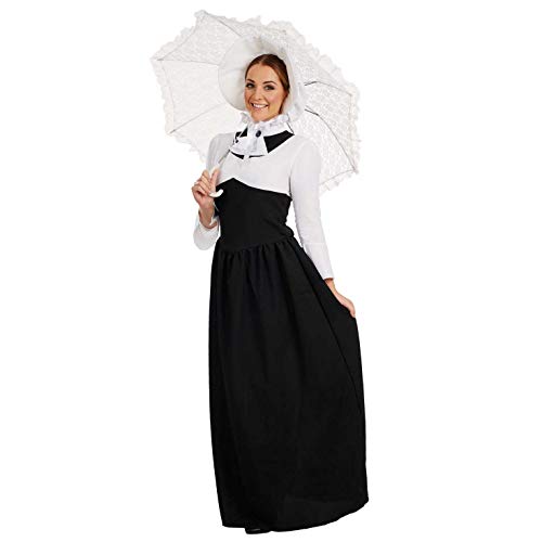 Fun Shack  Womens Victorian Lady Costume Adults Black & White Historical Dress Outfit, M, Victorian Woman steampunk buy now online