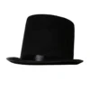 TOP HAT - FELT HAT WITH BLACK SATIN BAND VICTORIAN HALLOWEEN FANCY DRESS (PACK OF 1) steampunk buy now online TOP HAT - FELT HAT WITH BLACK SATIN BAND VICTORIAN HALLOWEEN FANCY DRESS (PACK OF 1) steampunk buy now online