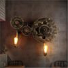 Atmko®Wall Lights Wall Light Vintage Industrial LOFT Steampunk Creative Gear Water Pipe Wall Lamp with E27 Socket for Bar Cafe Restaurant Decoration (Bulbs Not Included) steampunk buy now online