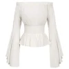 Retro Shirt Women Long Sleeves Chic Denude Shoulders Blouse Tops Vintage Victorian Blouse Medieval Steampunk Beige BP468-2 steampunk buy now online Retro Shirt Women Long Sleeves Chic Denude Shoulders Blouse Tops Vintage Victorian Blouse Medieval Steampunk Beige BP468-2 steampunk buy now online
