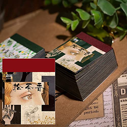 366 Sheets Decorative Scrapbook Paper Background Paper, Vintage Base Collection Paper Pack Double-Sided Background Card Cardstock Paper for DIY Art Craft Photo Album Scrapbook Card steampunk buy now online
