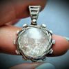 African White Moonstone Pendant, Wire Wrap Moonstone Necklace, Gemstone Steampunk Jewelry, Sacred Geometry, Silver Fill Crystal Necklace by SCStoneCrafts steampunk buy now online