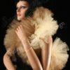 Fancy tulle boa gold and antique gold tie on should wrap bolero adult tutu shrug halloween burlesque -- Enchanted by SistersEnchanted steampunk buy now online