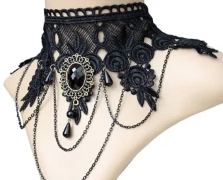 Gothic Lace Choker Necklace by GothicDaddy steampunk buy now online