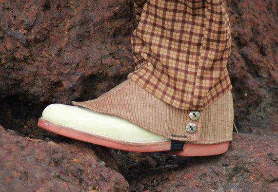 Spats-Spats Men's-Steampunk Spats-Steampunk Gaiters by CarolsCustmCostumes steampunk buy now online