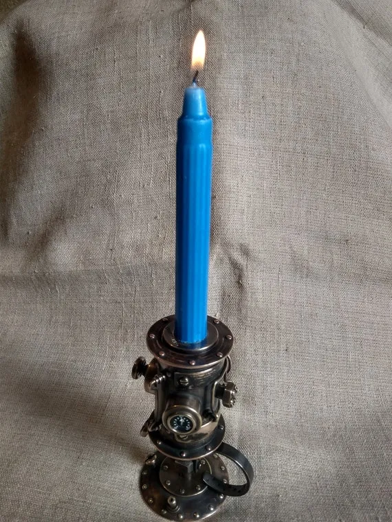 Steampunk candle holder or pen holder by TheTimeOnTheWall steampunk buy now online Steampunk candle holder or pen holder by TheTimeOnTheWall steampunk buy now online
