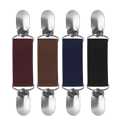 Dadabig 4 PCS Sweater Cardigan Clips, Elasticated Cinch Clip Unisex Simple Elegant Sweater Clothing Chain Fit Clip for Women and Men, 4 Colors steampunk buy now online