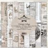 Dixi Craft Paper Favourites Vintage Collage Newspaper 15cm x 15cm Paper Pad steampunk buy now online