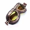 WINWEY Classic Aviator Vintage Retro Motorcycle Goggles Scooter Motorbike Flying Goggles (Yellow) steampunk buy now online