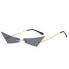 NMD&LR Sunglasses, Personality Punk Rimless Metal Narrow-Rim Small Frame Sunglasses for Men and Women, Uv400 Protection, Suitable for Parties, Travel, Beaches steampunk buy now online