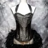 BLACK DIAMOND Steampunk Wedding Dress Burlesque Corset Costume EVERYTHING Included!!! by olgaitaly steampunk buy now online