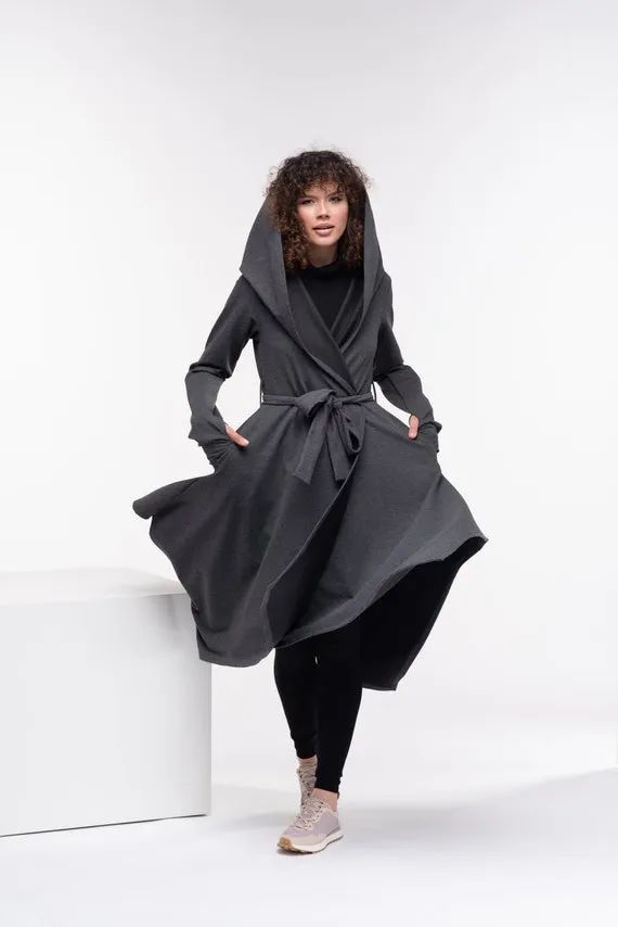 Cloak with Hood, Long Hooded Cape, Oversized Hoodie, Gothic Clothing Women by Fraktura steampunk buy now online Cloak with Hood, Long Hooded Cape, Oversized Hoodie, Gothic Clothing Women by Fraktura steampunk buy now online