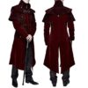 Medieval European Castle Vampire Devil Red Coat Trench Cosplay Costume Middle Ages Victorian Court Nobles Clothes by KamiWhitt58 steampunk buy now online