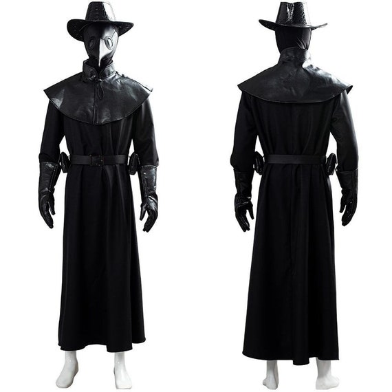 Plague Doctor Cosplay Long Robe Cape Outfits Steampunk Plague Doctor Cosplay Costume Halloween Carnival by OmiPrincess steampunk buy now online