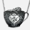 Statement whimsical wooden necklace "LIKE NO OTTER" by DearPrudenceBERLIN steampunk buy now online