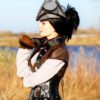 Steampunk Brown Bolero by AkimaLoft steampunk buy now online