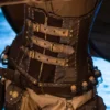 Steampunk brown corsage / corset with straps by AkimaLoft steampunk buy now online Steampunk brown corsage / corset with straps by AkimaLoft steampunk buy now online
