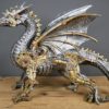 Steampunk Dragon Home Ornament Unique Industrial Style Resin Sculpture by Exclusivehomegarden steampunk buy now online